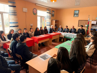 “Erkən nikah və hüquqi aspektlər” mövzusunda maarifləndirici tədbir keçirilib.