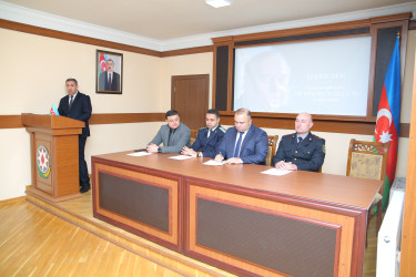 Müasir Azərbaycan dövlətinin memarı və qurucusu, xalqımızın ümummilli lideri Heydər Əliyevin vəfatının 20-ci Ildönümü Ilə Əlaqədar Kəlbəcər rayon İcra Hakimiyyətində Anım Mərasimi Keçirilib.