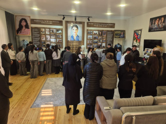 Milli Qəhrəman Hökümə Əliyevanın ailəsi ziyarət edilib.