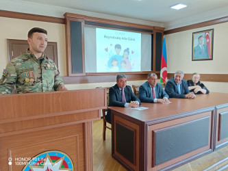 15 may – Beynəlxalq Ailə Gününə həsr olunmuş “Ailəmiz ən böyük dəyərimizdir” mövzusunda  tədbir keçirilib.
