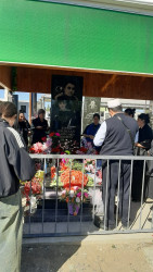 Şəhid  Həsənli Zərimxan Rafiq oğlunun məzarı ziyarət edilib.