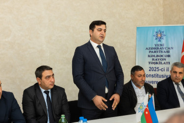 Yeni Azərbaycan Partiyasının yaranmasının 33-cü ildönümü Kəlbəcər rayonunda qeyd olunub.