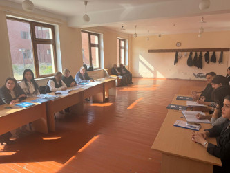 Məktəblərdə sağlam və rasional qidalanma mövzusunda tədbir keçirilmişdir