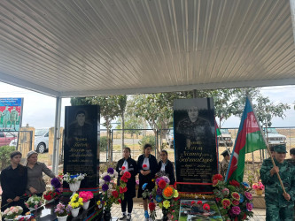 Şəhid Muxtarov Taleh Həşim oğlunun ailəsi və məzarı ziyarət edilib.