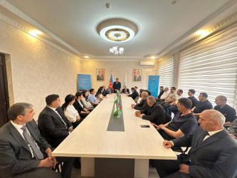 Yeni Azərbaycan Partiyası Kəlbəcər Rayon Təşkilatı tərəfindən “Şəhərsalma və Memarlıq İli” çərçivəsində 15 İyun – Milli Qurtuluş Gününə həsr olunmuş “Milli Qurtuluşdan Zəfərə Aparan Yol” mövzusunda tədbir keçirilib.