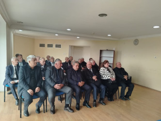 Milli mənəvi dəyərlərin qorunub saxlanılması prosesində ağsaqqalların rolu mövzusunda tədbir keçirilib.