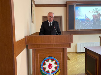 Kəlbəcər rayon İcra Hakimiyyətinin və Kəlbəcər rayon Ağsaqqallar şurasının birgə təşkilatçılığı ilə “8 noyabr-tarixi zəfər, milli qürür günümüzdür”mövzusunda tədbir keçirilib.