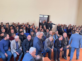 Kəlbəcər rayon İcra Hakimiyyətinin başçısı Azər Qocayev Goranboy şəhəri, Məcburi köçkün qəsəbəsi, Xocalı rayon Uşaq İncəsənət Məktəbində yaşayan vətəndaşlar üçün  qəbul keçirib.