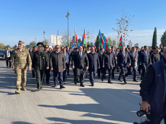 Birinci Qarabağ müharibəsinin şəhidi Mustafayev Möhübbət Qənimət oğlu torpağa tapşırılıb.