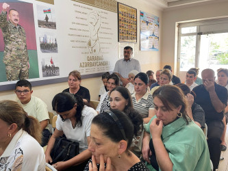 Kəlbəcər rayon İcra Hakimiyyətinin başçısı Azər Qocayev Abşeron rayonu, Masazır qəsəbəsində və həmin əraziyə yaxın yaşayan vətəndaşlar üçün səyyar-görüş qəbulunu keçirib.