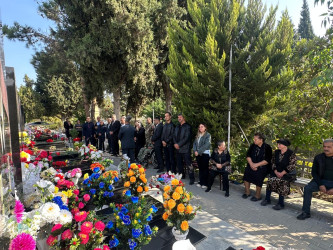 Vətən müharibəsi şəhidi, mayor Mikayılov Azər Əmrah oğlunun ailəsi və məzarı ziyarət edilib.