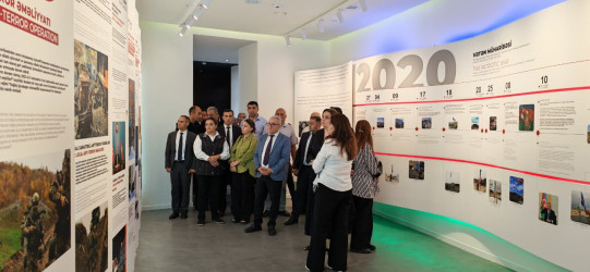27 Sentyabr – Anım Günü ilə əlaqədar Gəncə Memorial Kompleksi ziyarət edilib