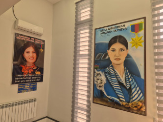 Milli Qəhrəman Hökümə Əliyevanın ailəsi ziyarət edilib.