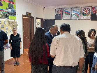 Kəlbəcər rayon İcra Hakimiyyətinin başçısı Azər Qocayev Abşeron rayonu, Xırdalan şəhərində  yaşayan vətəndaşlar üçün səyyar-görüş qəbulunu keçirib.