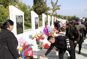 Vətən Müharibəsi şəhidi Abdullayev Şəhriyar Kamil oğlunun ailəsi və məzarı ziyarət edilib
