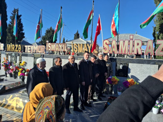 Şəhid Bayramov Samir Elxan oğlunun məzarı ziyarət edilib.