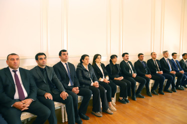 “Konstitusiya və Suverenlik ili”çərçivəsində  “Ümummilli Lider Heydər Əliyev müstəqil Azərbaycan Konstitusiyasının    müəllifidir”    mövzusunda   tədbir keçirlilib.