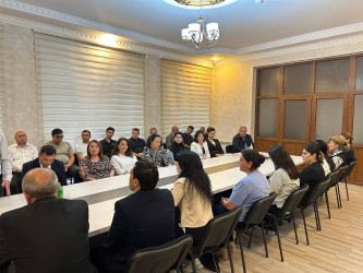 Yeni Azərbaycan Partiyası Kəlbəcər Rayon Təşkilatı tərəfindən “Şəhərsalma və Memarlıq İli” çərçivəsində 15 İyun – Milli Qurtuluş Gününə həsr olunmuş “Milli Qurtuluşdan Zəfərə Aparan Yol” mövzusunda tədbir keçirilib.
