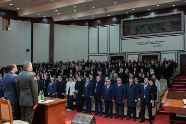 “Son dövrlərdə gənclər arasında artan zorakılıq hallarının qarşısının alınması, pis vərdişlərə qarşı mübarizə yolları, məktəb-uşaq-şagird münasibətlərinin  düzgün qurulması” mövzusunda təhsil işçiləri  ilə konfrans keçirilib.