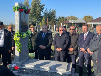 Birinci Qarabağ müharibəsinin şəhidi Mustafayev Möhübbət Qənimət oğlu torpağa tapşırılıb.