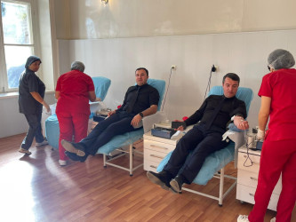 “Talassemiyasız həyat naminə” proqramı çərçivəsində  Kəlbəcər rayonunda könüllü qanvermə aksiyası keçirilmişdir.