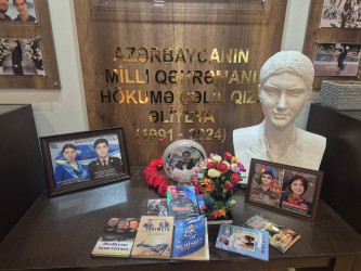 Milli Qəhrəman Hökümə Əliyevanın ailəsi ziyarət edilib.