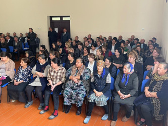 Kəlbəcər rayon İcra Hakimiyyətinin başçısı Azər Qocayev Goranboy şəhəri, Məcburi köçkün qəsəbəsi, Xocalı rayon Uşaq İncəsənət Məktəbində yaşayan vətəndaşlar üçün  qəbul keçirib.