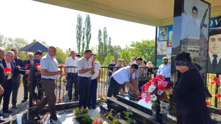 Şəhid  Şirinov Ömər Muğan oğlunun məzarı ziyarət edilib