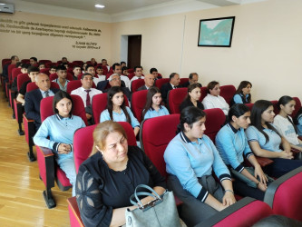 15 may – Beynəlxalq Ailə Gününə həsr olunmuş “Ailəmiz ən böyük dəyərimizdir” mövzusunda  tədbir keçirilib.