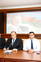 “Şəhərsalma və memarlıq ili”çərçivəsində  “15 İyun- Milli Qurtuluşdan başlayan inkişaf və yüksəliş yolu” mövzusunda tədbir keçirilib.