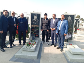Vətən Müharibəsi Qəhrəmanı,şəhid Anar Əliyevin ailəsi və məzarı  ziyarət edilib